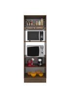 Torre Quente Glamy 70 cm 3 Portas Rustic/Branco Madesa