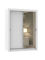 Guarda-roupa Solteiro Dallas 2 Portas 2 Gavetas Madesa