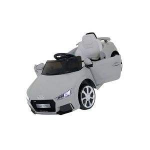 Carro elétrico infantil audi tt rs r/c 2.4ghz cinza 12v bel
