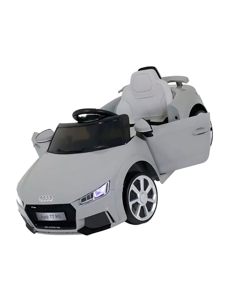 Carro elétrico infantil audi tt rs r/c 24ghz cinza 12v bel
