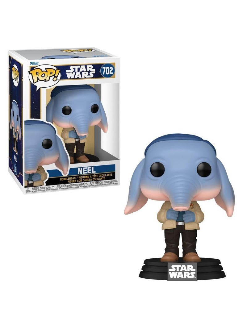 Boneco funko pop! star wars skeleton crew - neel