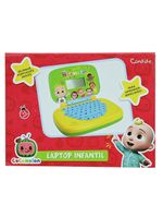 Kit laptop infantil educativo candide cocomelon bilíngue + 1 fidget spinner sortido