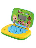 Kit laptop infantil educativo candide cocomelon bilíngue + 1 fidget spinner sortido