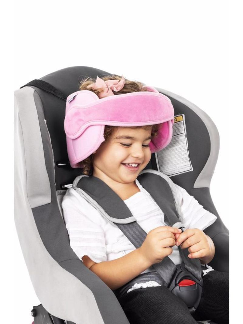 Apoio de cabeça soneca para carro rosa - kababy