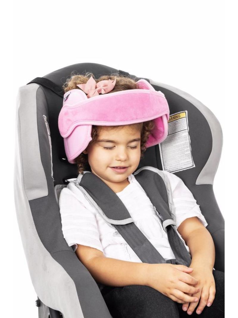 Apoio de cabeça soneca para carro rosa - kababy