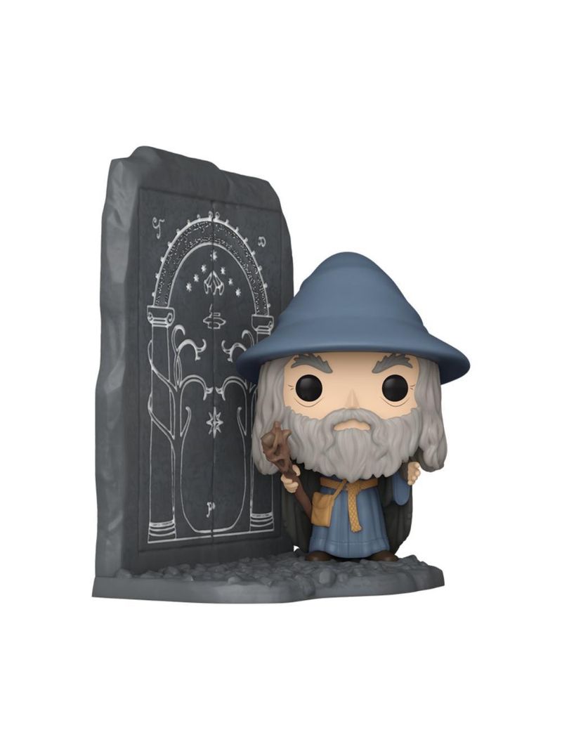 Boneco funko pop! deluxe o senhor dos anéis - gandalf e o portão de durin