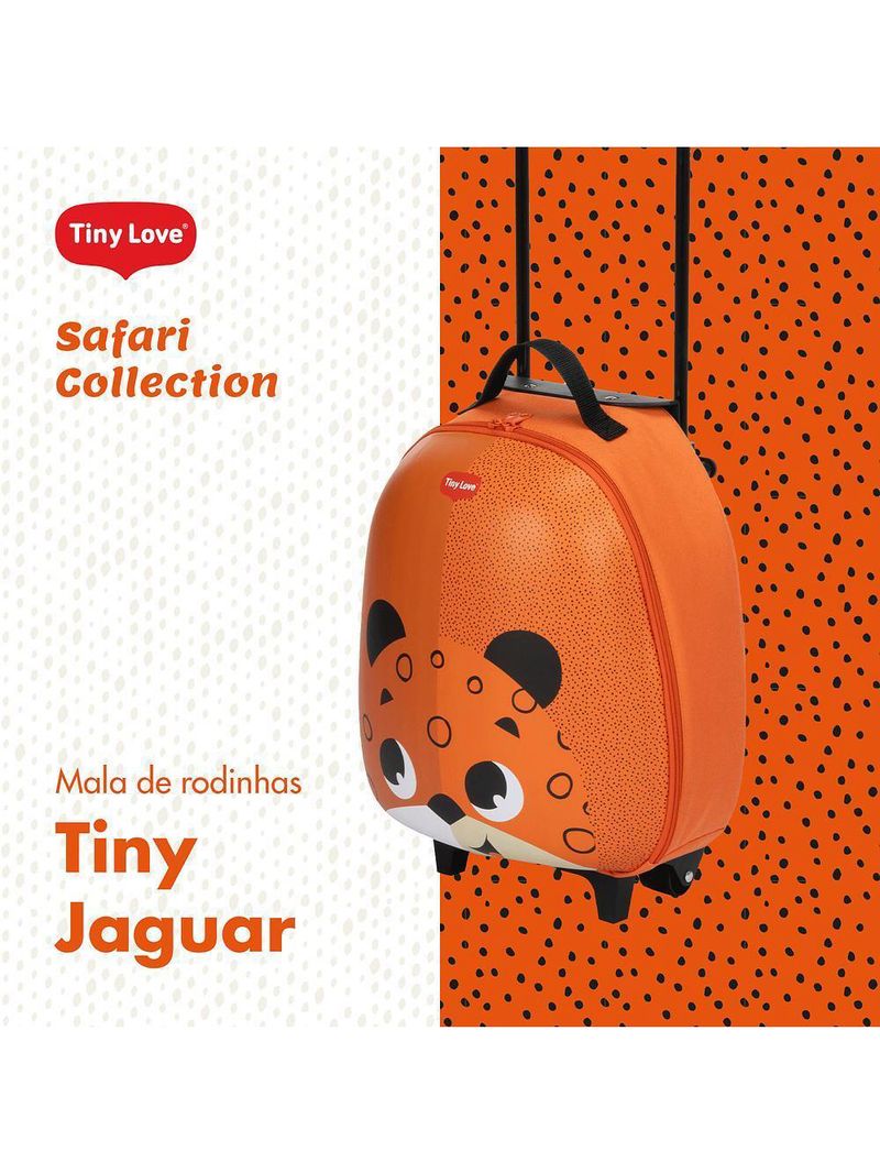 Mala infantil com rodinha safari jaguar - tiny love