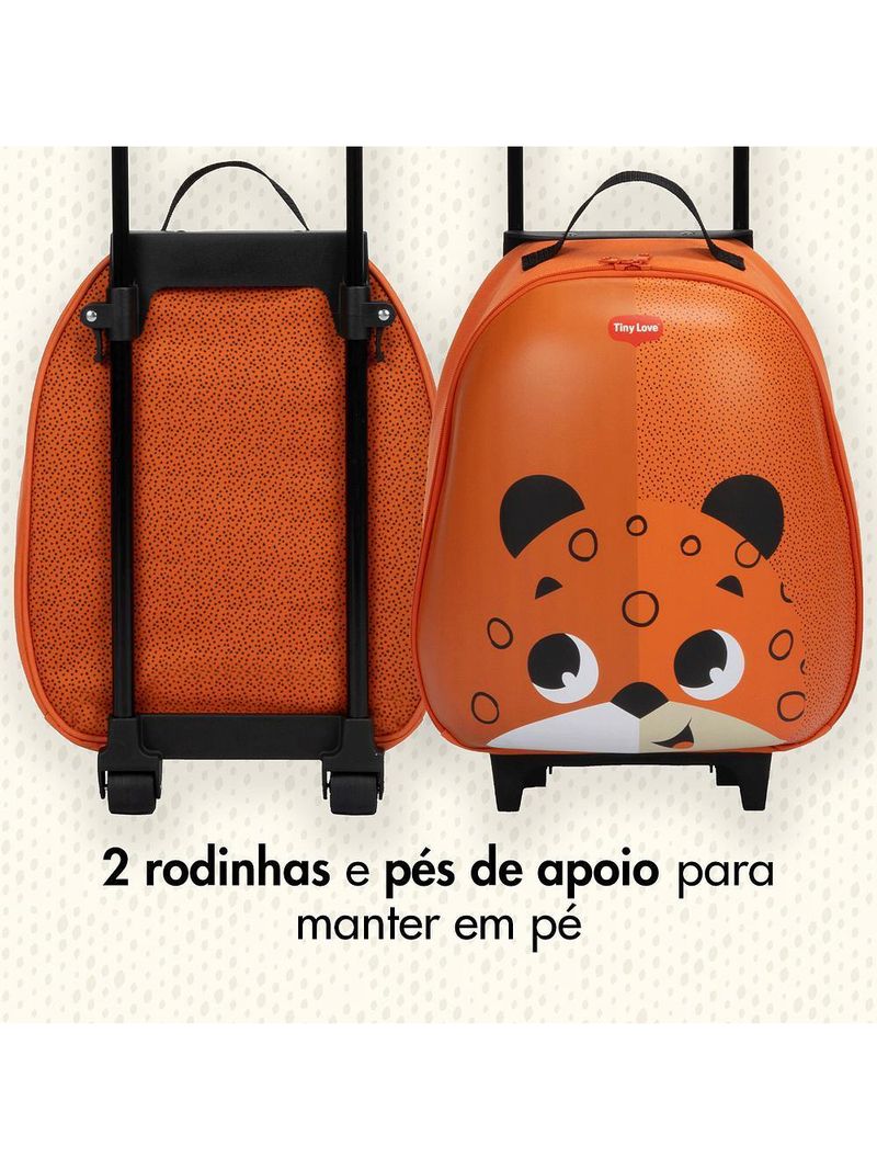 Mala infantil com rodinha safari jaguar - tiny love