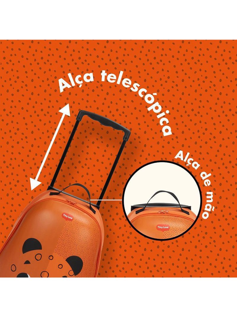 Mala infantil com rodinha safari jaguar - tiny love