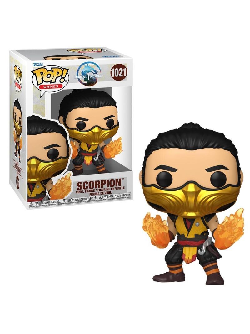 Boneco funko pop! mortal kombat - scorpion