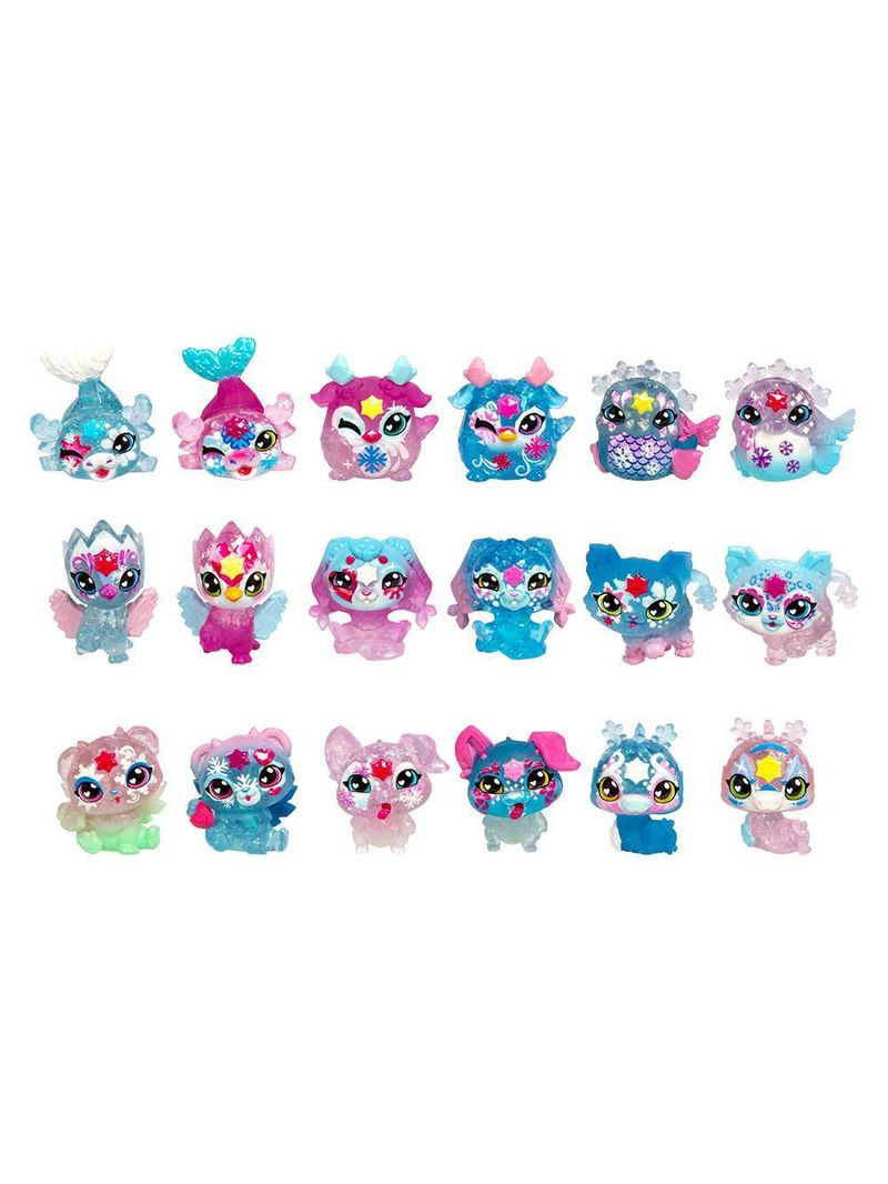 Kit com 4 mini figuras magic mixies minis