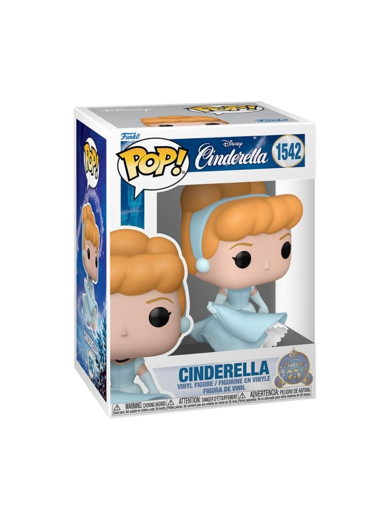 Boneco funko pop! disney cinderela 75 anos - cinderela