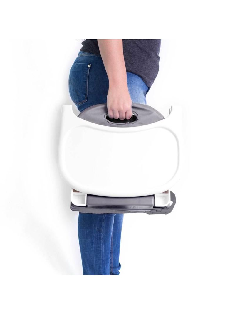 Cadeira de alimentação portátil pop cinza - cosco