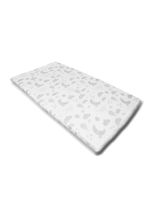Colchonete para berço tam 3 (101x66x4) branco estampado - cosco