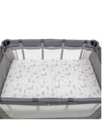Colchonete para berço tam 3 (101x66x4) branco estampado - cosco