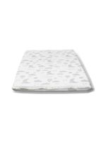 Colchonete para berço tam 3 (101x66x4) branco estampado - cosco