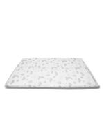 Colchonete para berço tam 3 (101x66x4) branco estampado - cosco