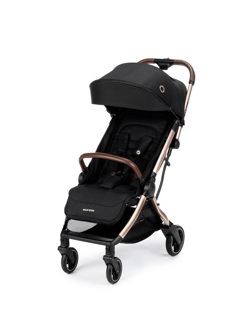 Carrinho de bebê eva³ 0 a 15 kg essential black champagne - maxi-cosi