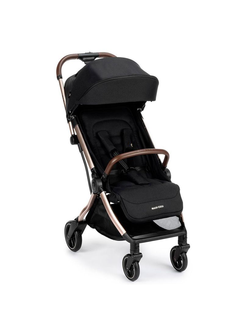 Carrinho de bebê eva³ 0 a 15 kg essential black champagne - maxi-cosi
