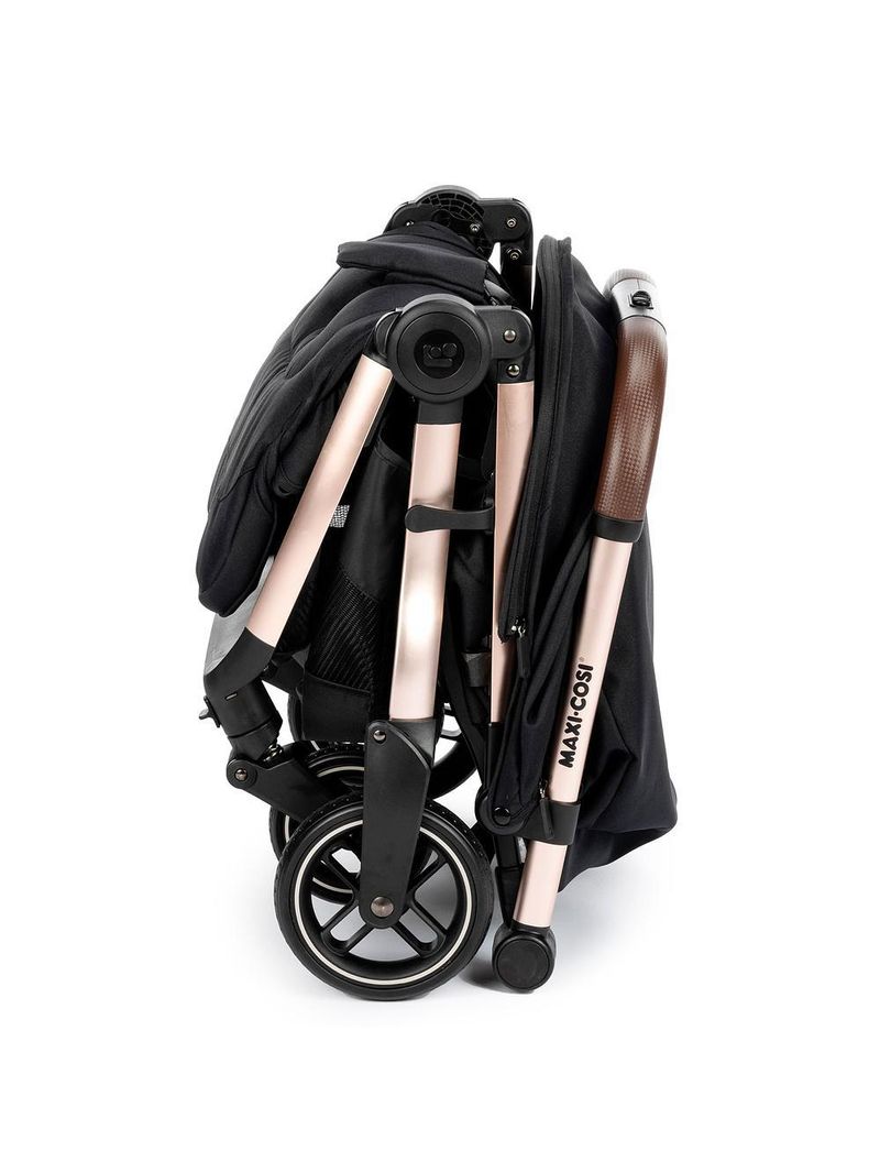 Carrinho de bebê eva³ 0 a 15 kg essential black champagne - maxi-cosi