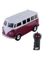 Veículo controle remoto garagem sa furgão - vermelho