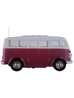 Veículo controle remoto garagem sa furgão - vermelho