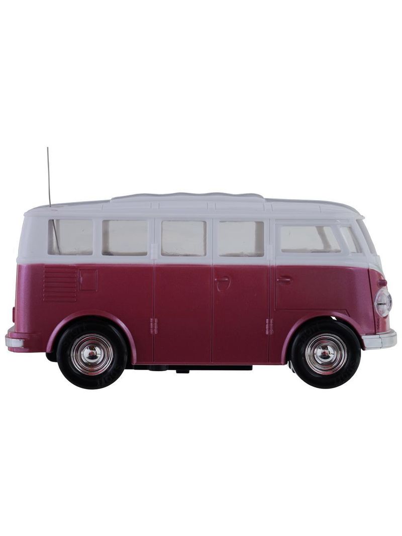 Veículo controle remoto garagem sa furgão - vermelho