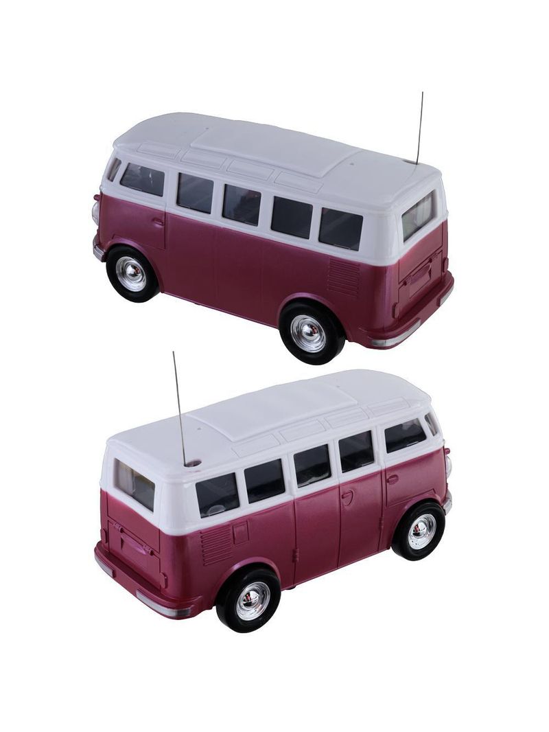 Veículo controle remoto garagem sa furgão - vermelho