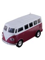 Veículo controle remoto garagem sa furgão - vermelho