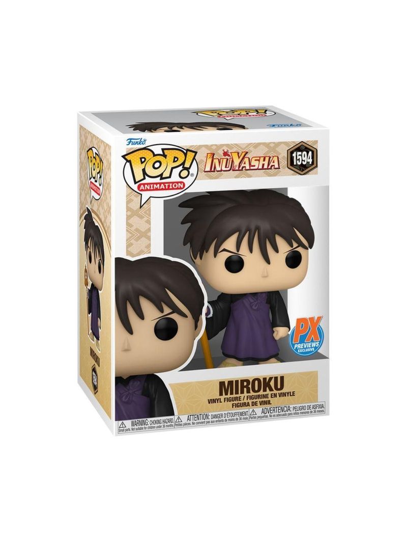 Boneco funko pop! inuyasha - miroku