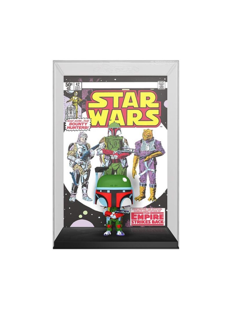 Boneco funko pop! comic cover - star wars - boba fett