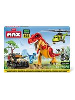 Blocos de construção max, candide, dino adventure 592 peças