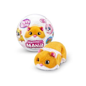 Hamster mania - pelúcia pets alive - laranja