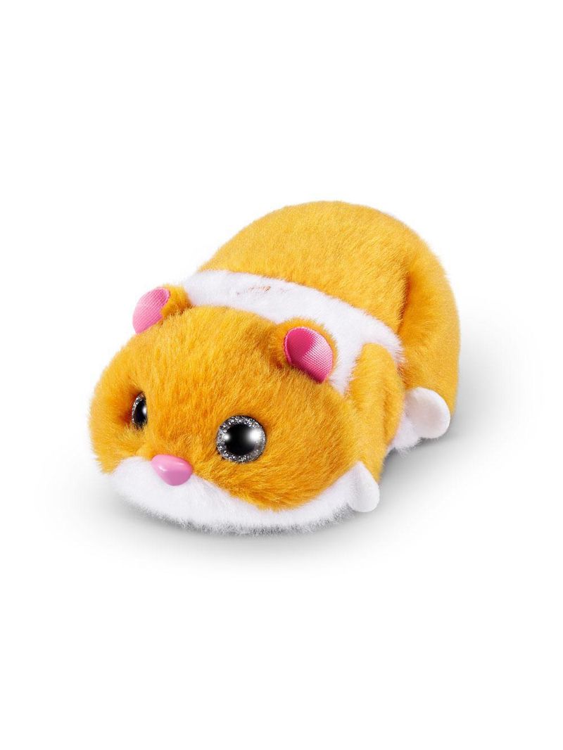 Hamster mania - pelúcia pets alive - laranja