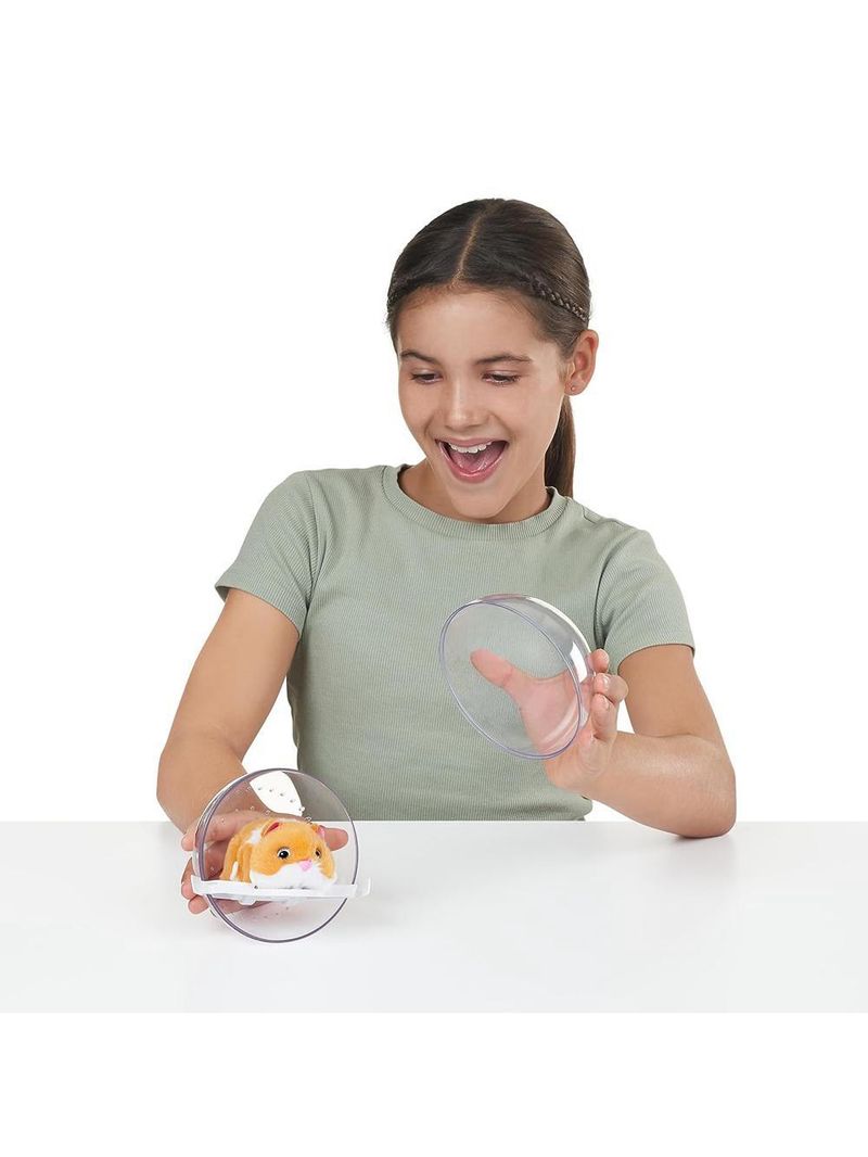 Hamster mania - pelúcia pets alive - laranja