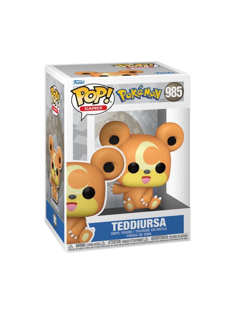 Boneco funko pop! pokémon - teddiursa