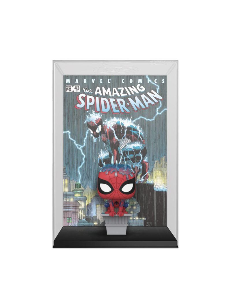 Boneco funko pop! marvel comic cover - o espetacular homem-aranha