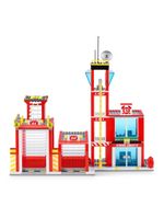 Blocos de montar max city estação de bombeiros 976 peças