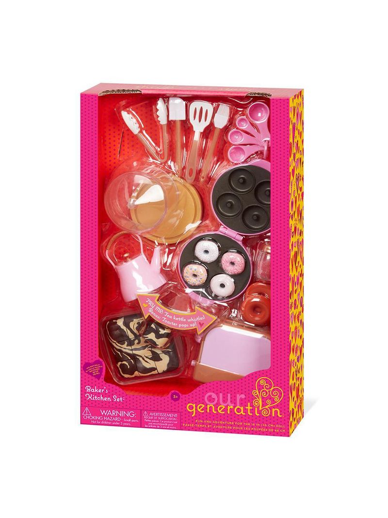 Conjunto de cozinha com chaleira - our generation