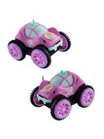 Veículo controle remoto barbie glamour flip