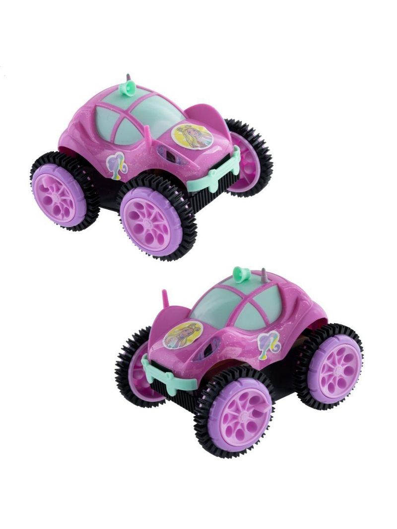 Veículo controle remoto barbie glamour flip