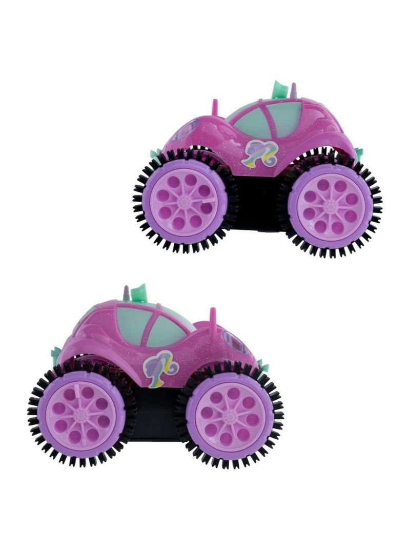 Veículo controle remoto barbie glamour flip