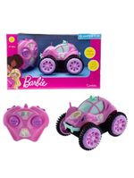 Veículo controle remoto barbie glamour flip