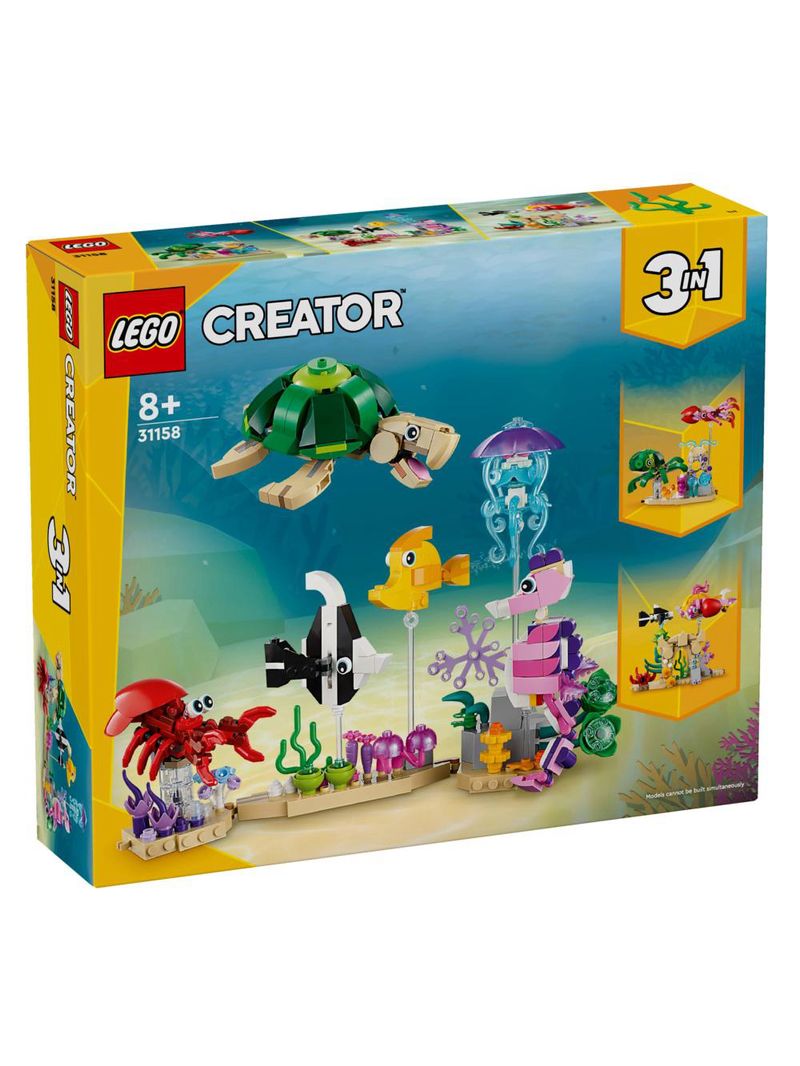Lego creator 3 em 1 - animais marinhos
