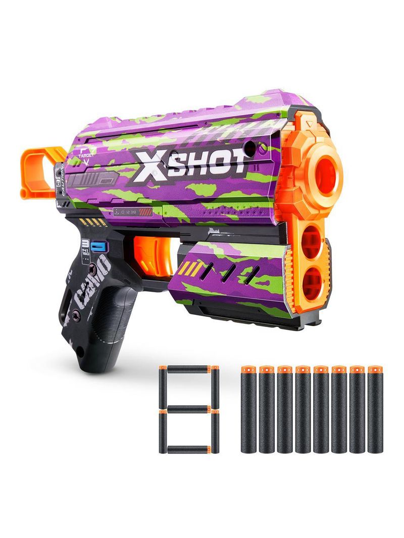 Lançador de dardos x-shot - skins flux - crucifer