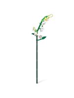 Blocos de montar max premium flowers - rosa 204 pçs