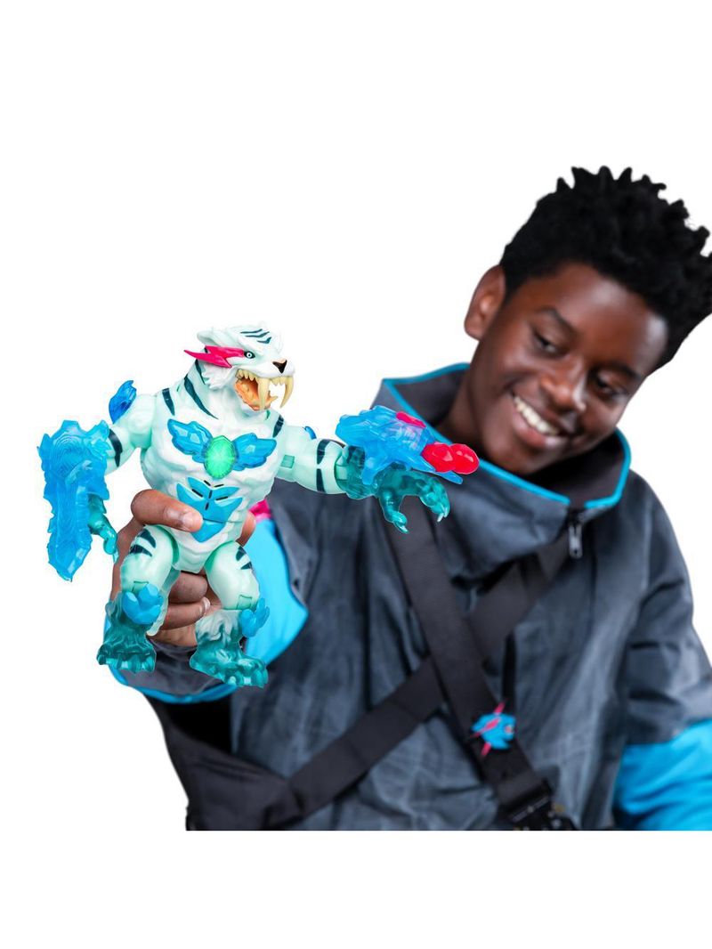 Boneco colecionável cryo lab mrbeast lab