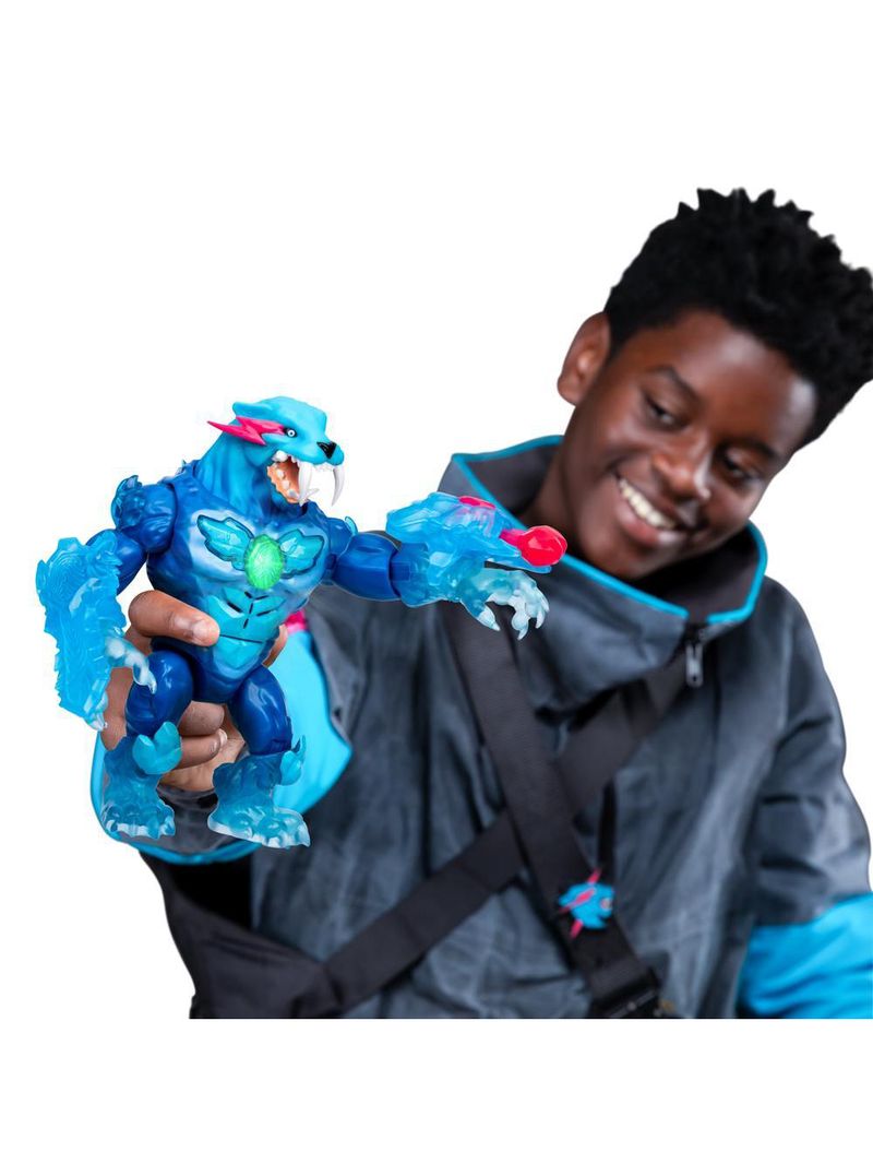 Boneco colecionável cryo lab mrbeast lab