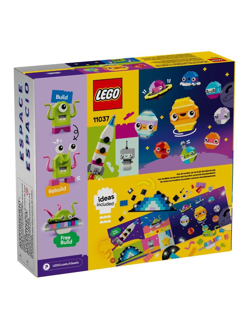 Lego classic - planetas espaciais criativos