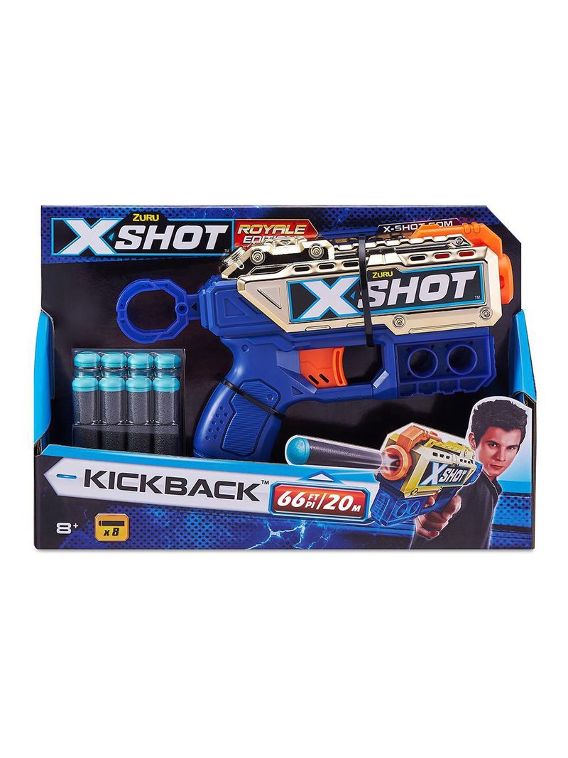 Lançador de dardos x-shot - royale edition - kickback